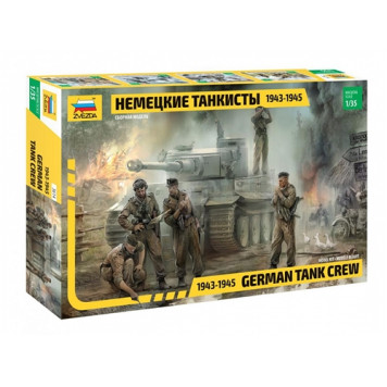 German Tank Crew Soldiers 1943-1945 - Plastic Model Kit