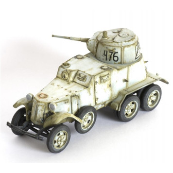 Soviet BA-10 Armored Car Plastic Model Kit-2