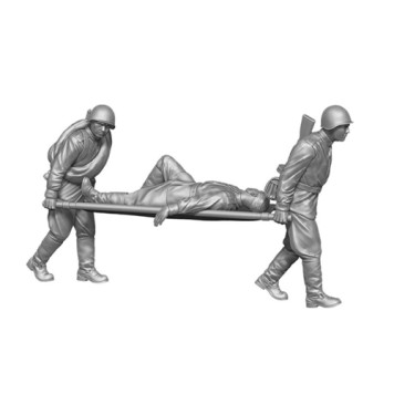 Soviet Medics 1943-1945 - Highly Detailed 1/35 Scale Model Kit-3