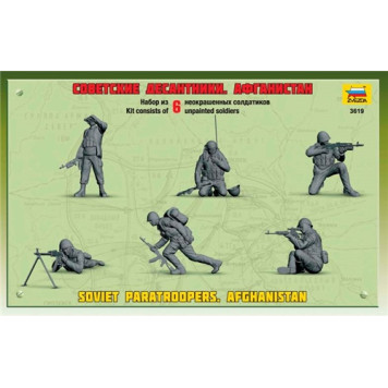 Soviet Paratroopers Model Kit - Afghanistan War-5