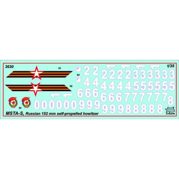 Russian 152mm Self-Propelled Howitzer Msta-S Model Kit-1