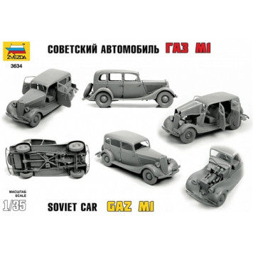 Soviet GAZ M1 Model Kit-3