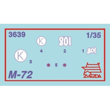 Soviet M-72 Motorcycle with Sidecar and Crew Model Kit-7