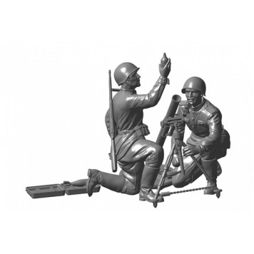 Soviet M-72 Motorcycle with 82mm Mortar Model Kit-2
