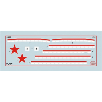 Soviet Heavy Tank T-35 Model Kit-4