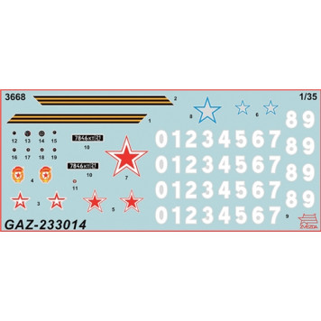 GAZ-233014 "Tiger" Armored Vehicle Plastic Model Kit-4