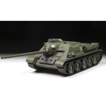 Soviet SU-100 Tank Destroyer Plastic Model Kit-4