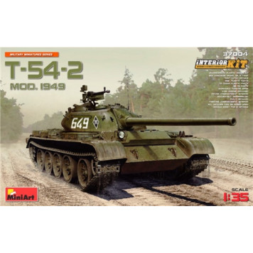 T-54-2 1949 Modification Full Interior Assembly Model