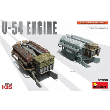 T-54 Tank Engine Assembly Model