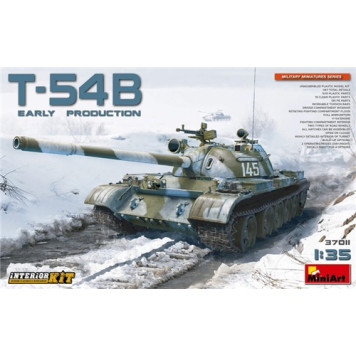 Soviet Medium Tank T-54B Model Kit with Interior