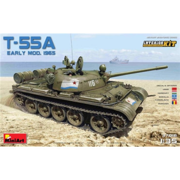 Early 1965 T-55A Modification Model Kit with Interior