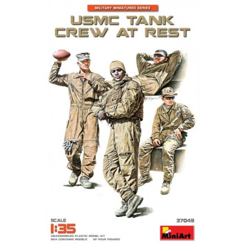 US Marine Corps Tank Crew at Leisure Plastic Model Kit
