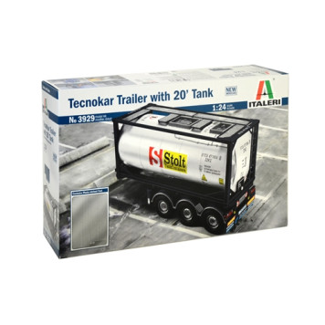 TECNOKAR TRAILER with 20& TANK Model Kit