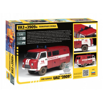 UAZ 3909 Fire Service Assembly Model-1