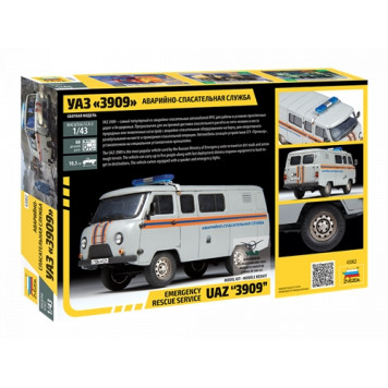 Rescue Service UAZ 3909 Assembly Model-1