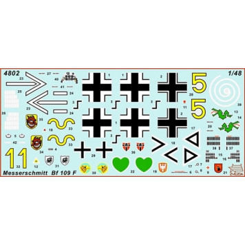 German Fighter Messerschmitt BF-109 F2 Scale Model-9