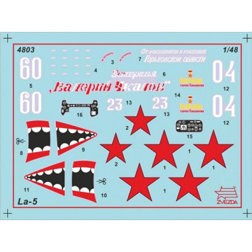 La-5 Soviet Fighter Plane Plastic Model Kit-4