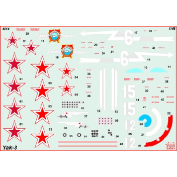 Soviet Yak-3 Fighter Aircraft Scale Model-3