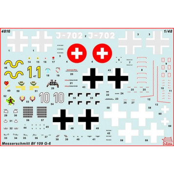 German Fighter Messerschmitt BF-109G6 Plastic Model Kit-11