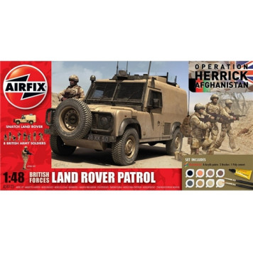 British Land Rover Patrol Vehicle Model Kit