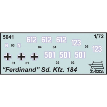 German Tank Destroyer "Ferdinand" Plastic Model Kit-5