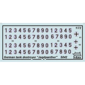 German Jagdpanther Tank Destroyer Model Kit-3