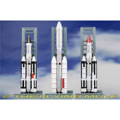 Titan Rockets with Launch Pads - Premium Model Kit