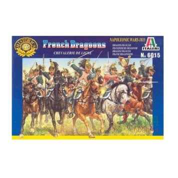 French Dragoons Napoleonic Wars Collectible Soldier Model