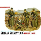 German Volkssturm Soldiers Berlin 1945 Assembly Model