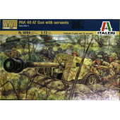 German PAK 40 AT Gun with Servants - Assembly Model German PAK 40 AT Gun with Servants - Assembly Model