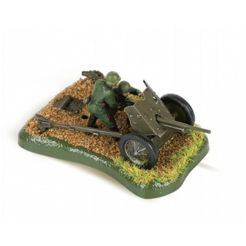 Soviet 45mm Anti-Tank Gun with Crew Model Kit-3