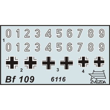 German Fighter "Messerschmitt" BF-109 F2 Plastic Model Kit-4