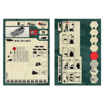 German Sd.Kfz. 251/1 Ausf.B "Hanomag" Armored Personnel Carrier Model Kit-4