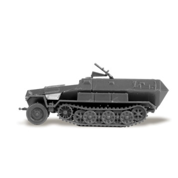 German Sd.Kfz. 251/1 Ausf.B "Hanomag" Armored Personnel Carrier Model Kit-3