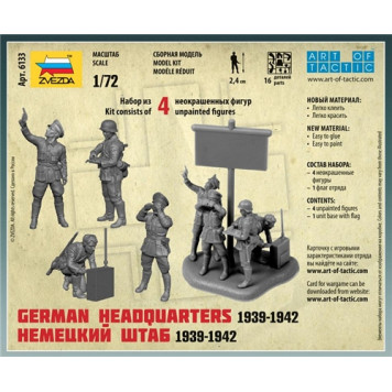 German WWII Staff 1939-1942 Collectible Model Kit-8