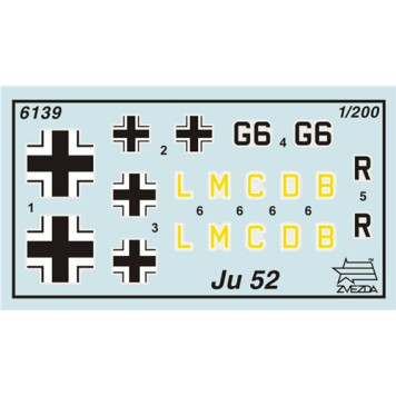 German WWII Junkers Ju-52 Transport Aircraft Model 1932-1945-5