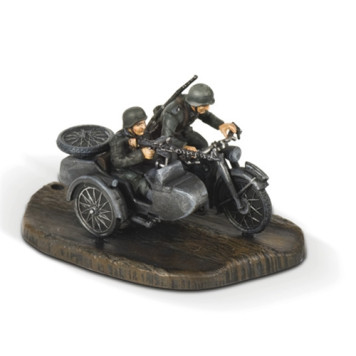 German R-12 Military Motorcycle Model Kit-1