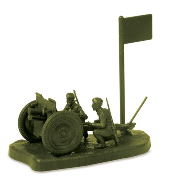 Soviet 76mm Regimental Gun with Crew - Historical Model Kit-1