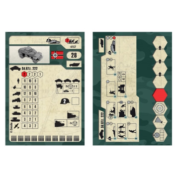 German Sd.Kfz 222 Light Armored Car Model Kit-3