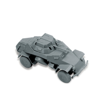 German Sd.Kfz 222 Light Armored Car Model Kit-2