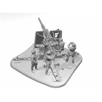 German Heavy Anti-Aircraft Gun FLAK 36/37 Model Kit-1