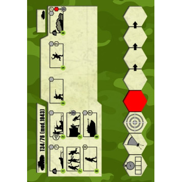 Soviet Medium Tank T-34/76 (1943 Model) Scale 1/100-1