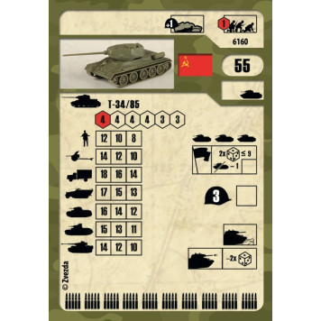 Soviet T-34/85 Tank Plastic Model Kit-4