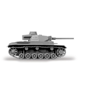 German Flamethrower Tank Pz.Kfw III Model Kit-2