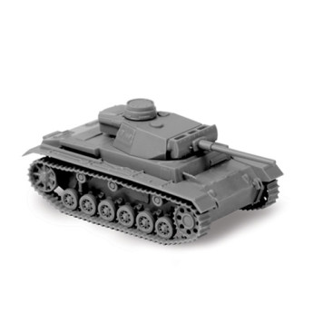 German Flamethrower Tank Pz.Kfw III Model Kit-1