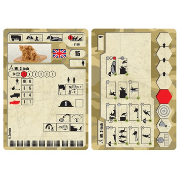 British 3-inch Mortar Model Kit with Crew-3