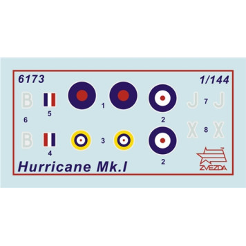 British Hurricane Mk-1 Fighter Model Kit-1