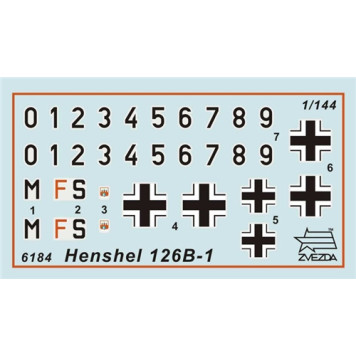 Henschel Hs 126B-1 German Reconnaissance Aircraft Model-4