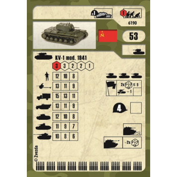 Soviet KV-1 Heavy Tank 1941 Model with F-32 Gun Plastic Model Kit-4