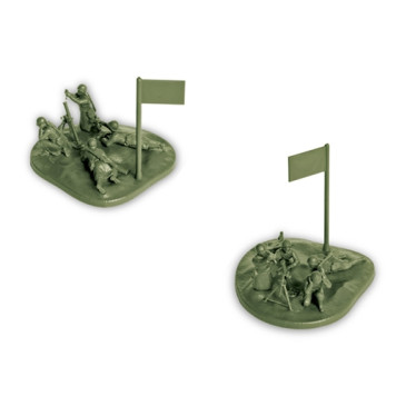 Soviet 82mm Mortar with Crew 1941-1943 (Winter) Model Kit-1